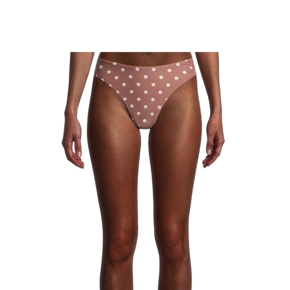 Time and Tru NWT Polka Dot Print Bikini Swim Bottoms 684 - Picture 5 of 7